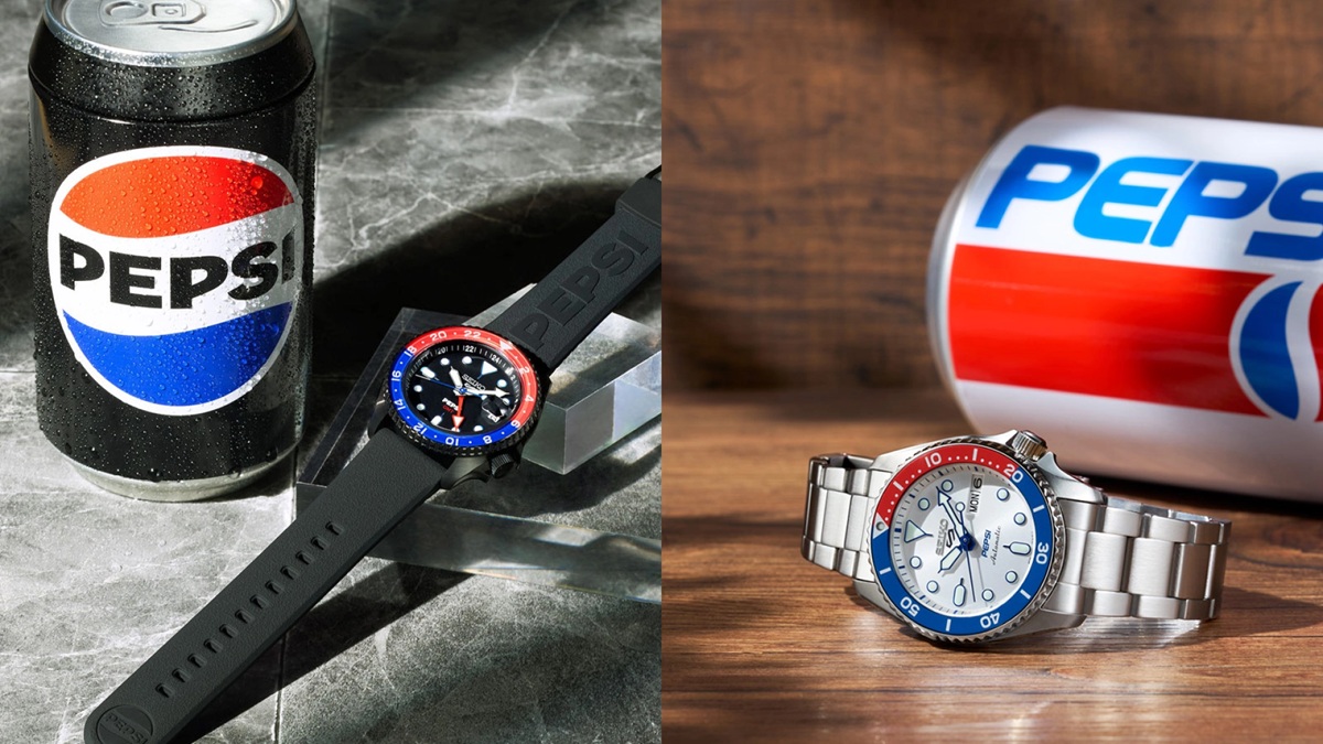 Dúo legendario: Seiko y Pepsi presentan una nueva colección de relojes