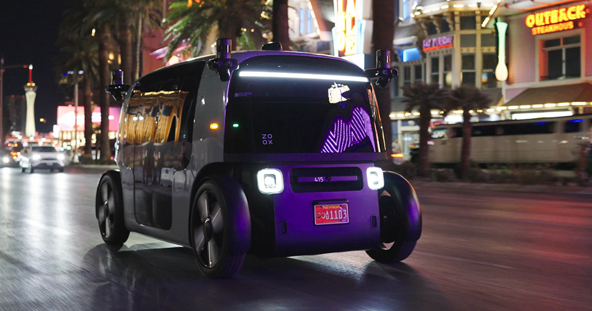 Los robotaxis de Zoox conquistan Las Vegas: coches autónomos al servicio de los ciudadanos