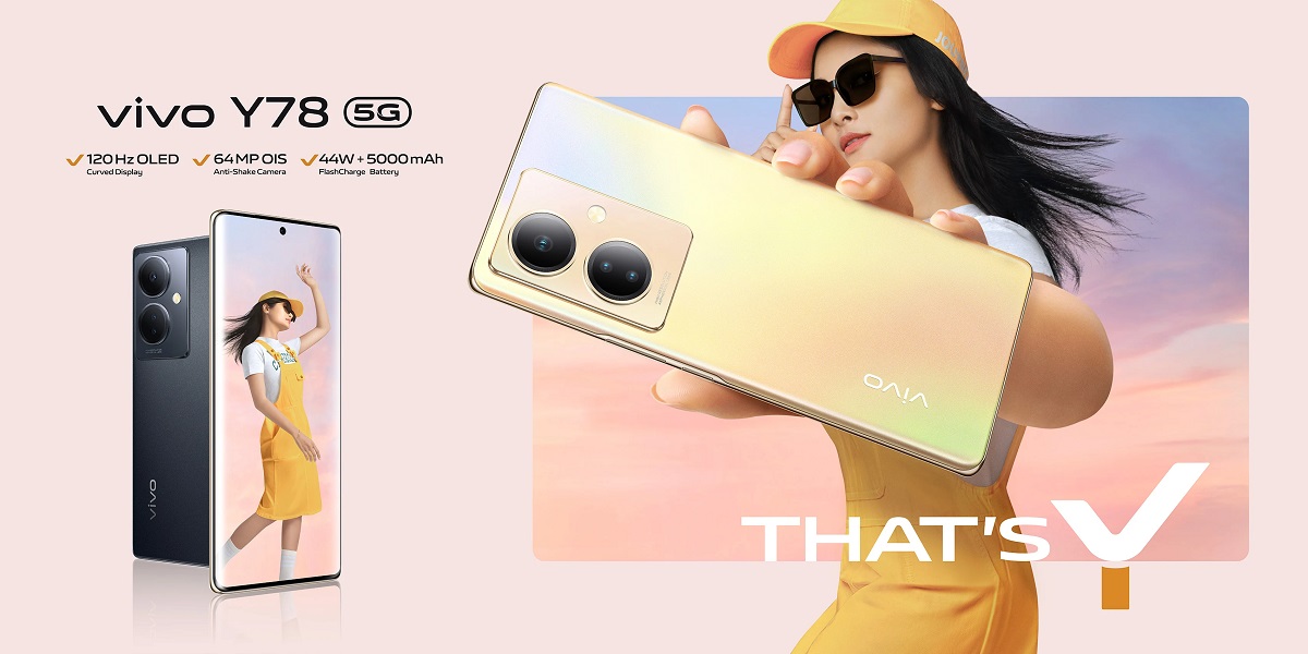 vivo Y78 5G - Snapdragon 695, 16 GB de RAM, pantalla OLED de 120 Hz y cámara de 64 MP con OIS vivo Y78 5G - Snapdragon 695, 16 GB de RAM, pantalla OLED de 120 Hz y cámara de 64 MP con OIS