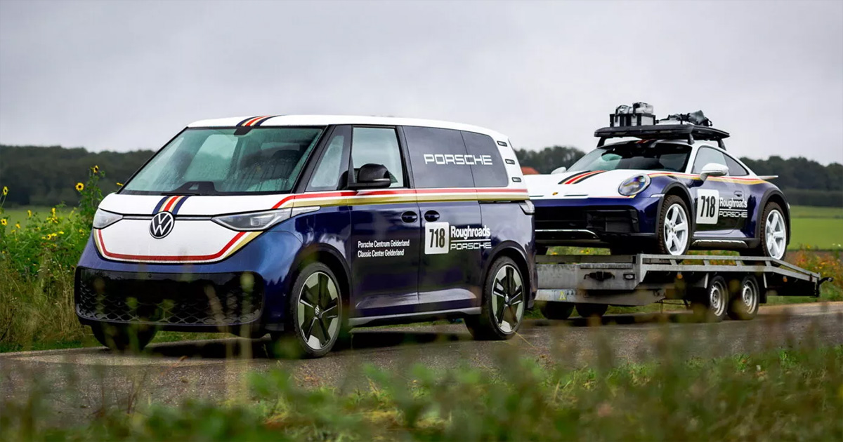 El clásico eléctrico se une a la leyenda de los rallies: una mirada personalizada a VW y Porsche Personalización en acción: Cómo convertir el VW ID. Buzz y Porsche 911 Dakar en obras maestras únicas.