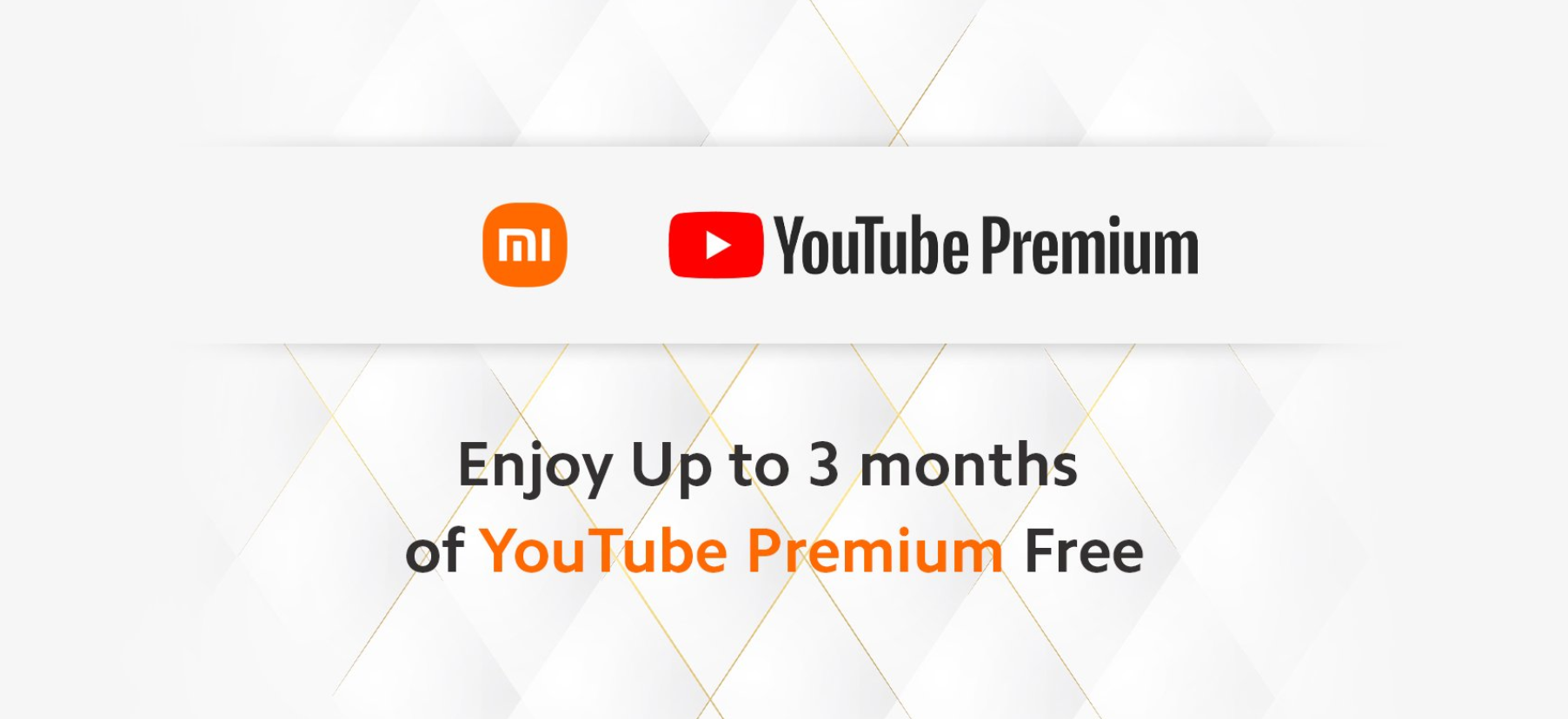 Los compradores de smartphones Xiaomi recibirán hasta tres meses de suscripción a YouTube Premium gratis Los compradores de smartphones Xiaomi recibirán hasta tres meses de suscripción a YouTube Premium gratis