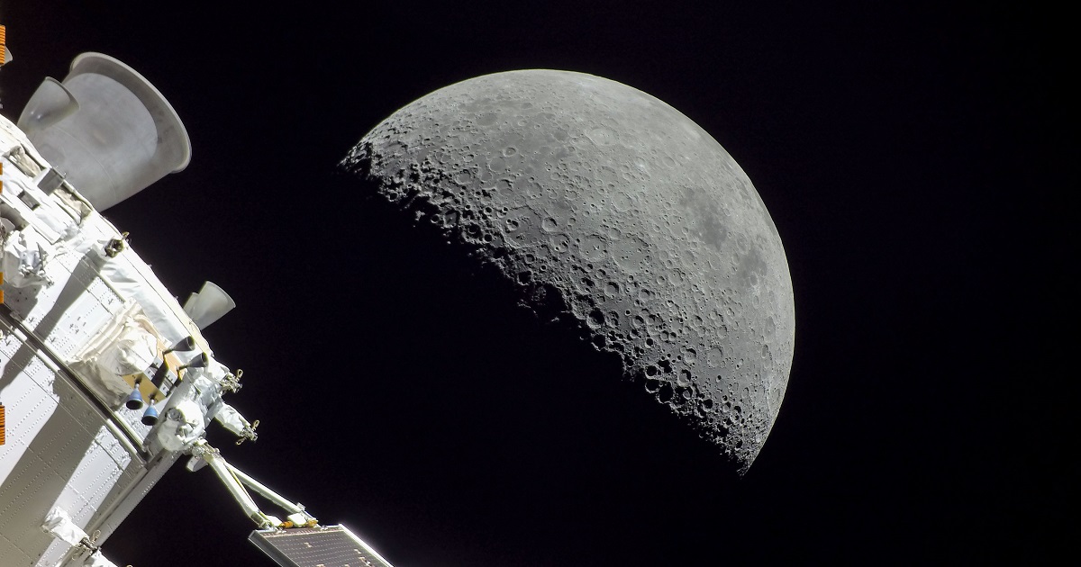 La nave espacial Orión fotografió la Luna con una cámara de acción GoPro Hero 4 Black La nave espacial Orión fotografió la Luna con una cámara de acción GoPro Hero 4 Black