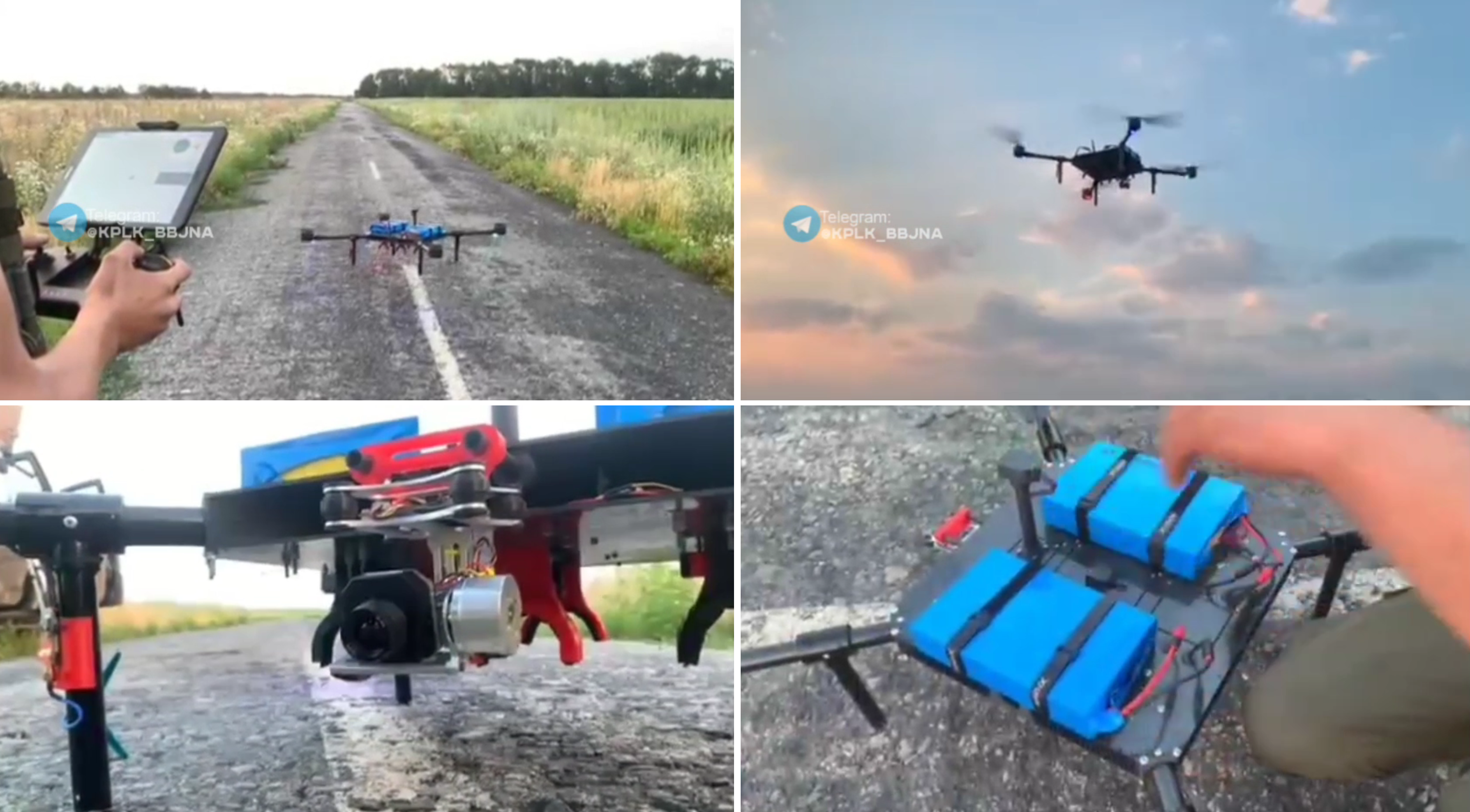 Entusiastas ucranianos fabrican un gran dron que puede transportar tres minas de 82 mm (vídeo) Entusiastas ucranianos fabrican un gran dron que puede transportar tres minas de 82 mm (vídeo)