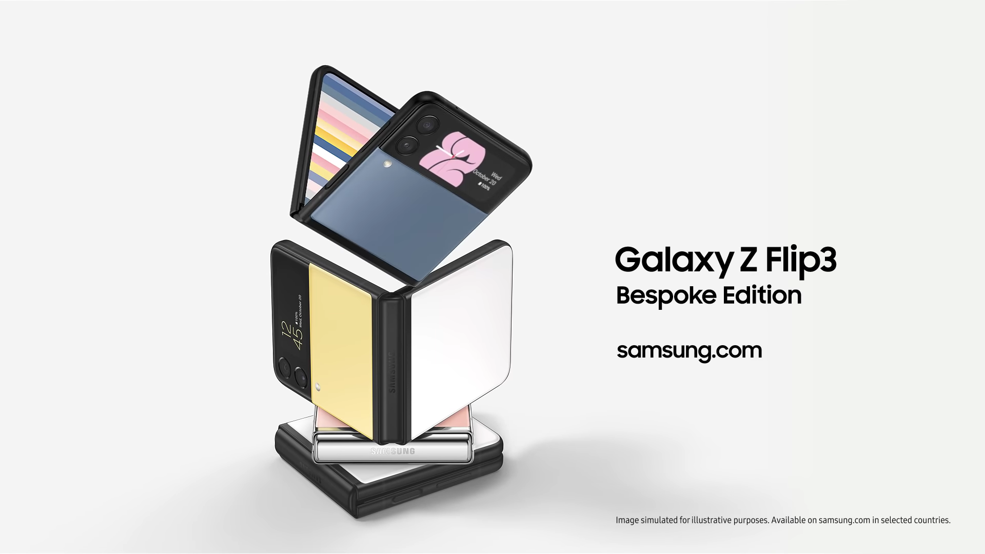 Se anuncia el Samsung Galaxy Z Flip 3 Bespoke Edition: colores para todos los gustos por 50 euros más Se anuncia el Samsung Galaxy Z Flip 3 Bespoke Edition: colores para todos los gustos por 50 euros más