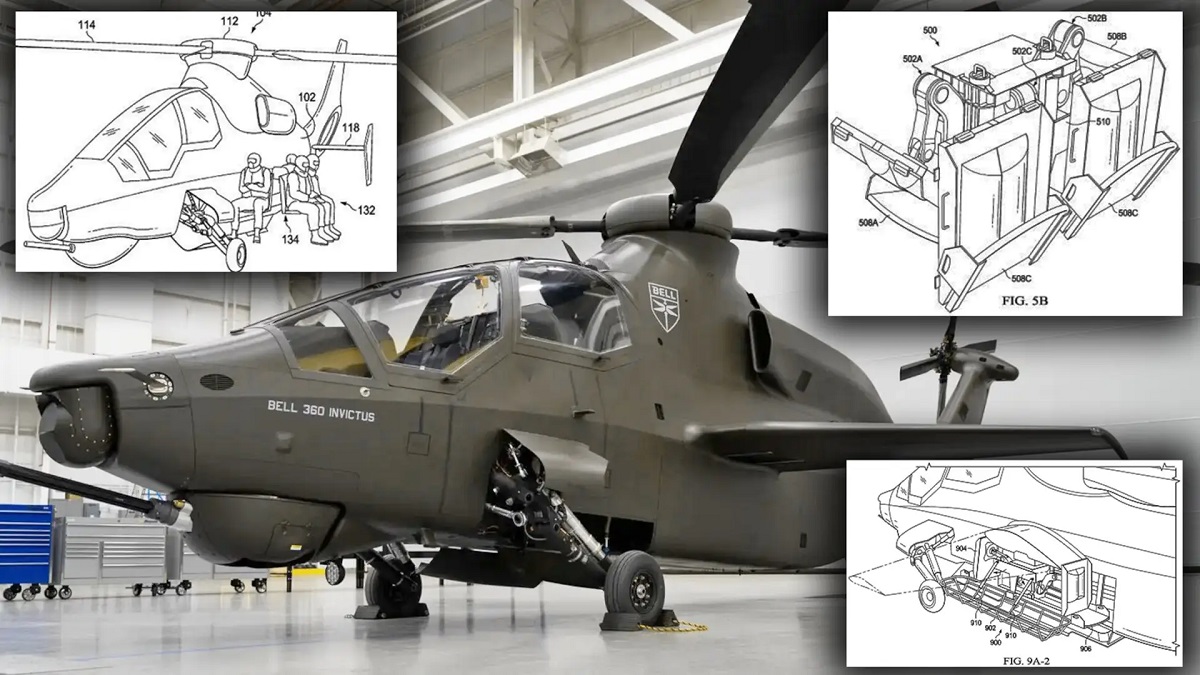 Bell propone colocar a la tripulación del helicóptero 360 Invictus en lugar de lanzamisiles Bell propone colocar a la tripulación del helicóptero 360 Invictus en lugar de lanzamisiles