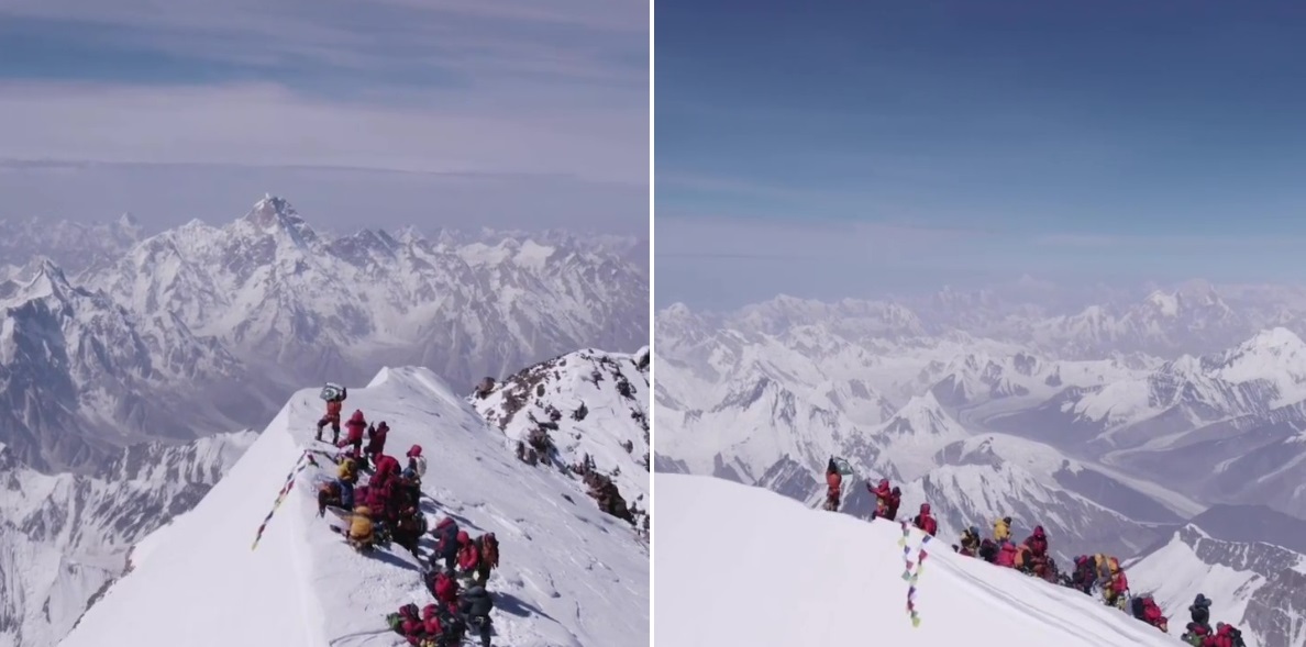 La DJI Air 2S, de 999 dólares, grabó un vídeo único en el Himalaya desde la cima del monte K2, a 8611 metros de altura La DJI Air 2S, de 999 dólares, grabó un vídeo único en el Himalaya desde la cima del monte K2, a 8611 metros de altura