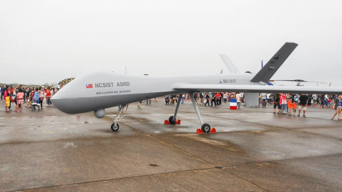 El equivalente taiwanés MQ-Reaper realizó un vuelo récord alrededor de la zona de defensa aérea de Taiwán.