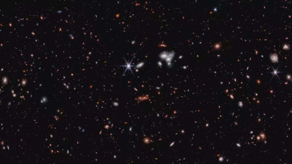 James Webb ha descubierto el agujero negro supermasivo más antiguo y distante: apareció 570 millones de años después del nacimiento del universo y tiene una masa de 9 millones de soles James Webb ha descubierto el agujero negro supermasivo más antiguo y distante: apareció 570 millones de años después del nacimiento del universo y tiene una masa de 9 millones de soles