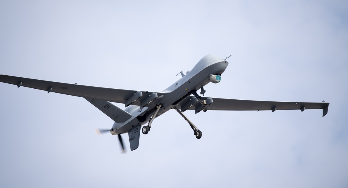 Aviones no tripulados estadounidenses MQ-9 Reaper sobrevuelan desarmados la Franja de Gaza para recabar información sobre los rehenes Aviones no tripulados estadounidenses MQ-9 Reaper sobrevuelan desarmados la Franja de Gaza para recabar información sobre los rehenes