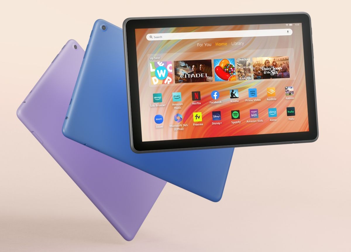Amazon Fire HD 10 (2023): tableta económica con altavoces estéreo y una versión para niños a partir de 140 dólares Amazon Fire HD 10 (2023): tableta económica con altavoces estéreo y una versión para niños a partir de 140 dólares