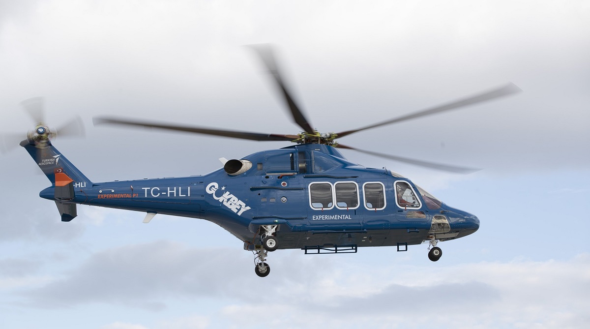 TAI realiza la primera prueba de vuelo del helicóptero T625 Gökbey con motor turco TS1400 TAI realiza la primera prueba de vuelo del helicóptero T625 Gökbey con motor turco TS1400
