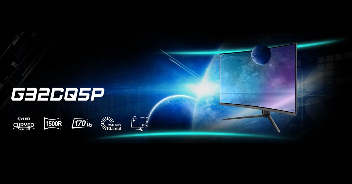MSI presenta el monitor VA curvo para juegos G32CQ5P con una frecuencia de imagen de 170 Hz MSI presenta el monitor VA curvo para juegos G32CQ5P con una frecuencia de imagen de 170 Hz