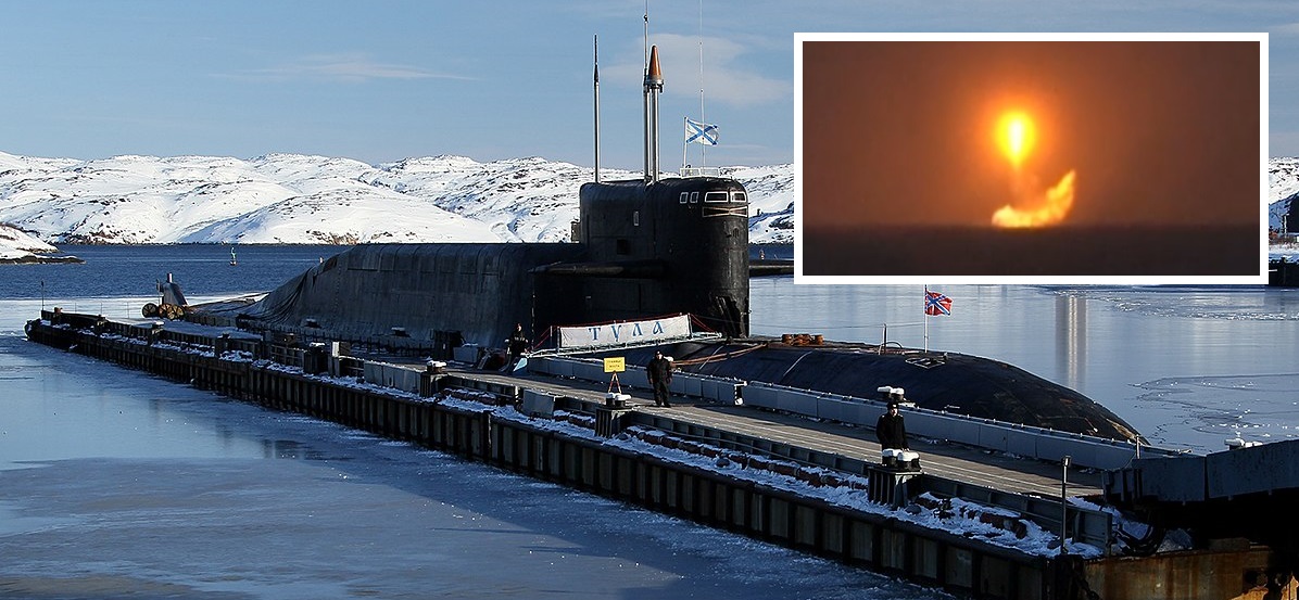 El submarino nuclear ruso K-114 Tula ha lanzado un misil balístico de tercera generación SS-N-23 Skiff con un alcance máximo de más de 11.000 kilómetros. El submarino nuclear ruso K-114 Tula ha lanzado un misil balístico de tercera generación SS-N-23 Skiff con un alcance máximo de más de 11.000 kilómetros.