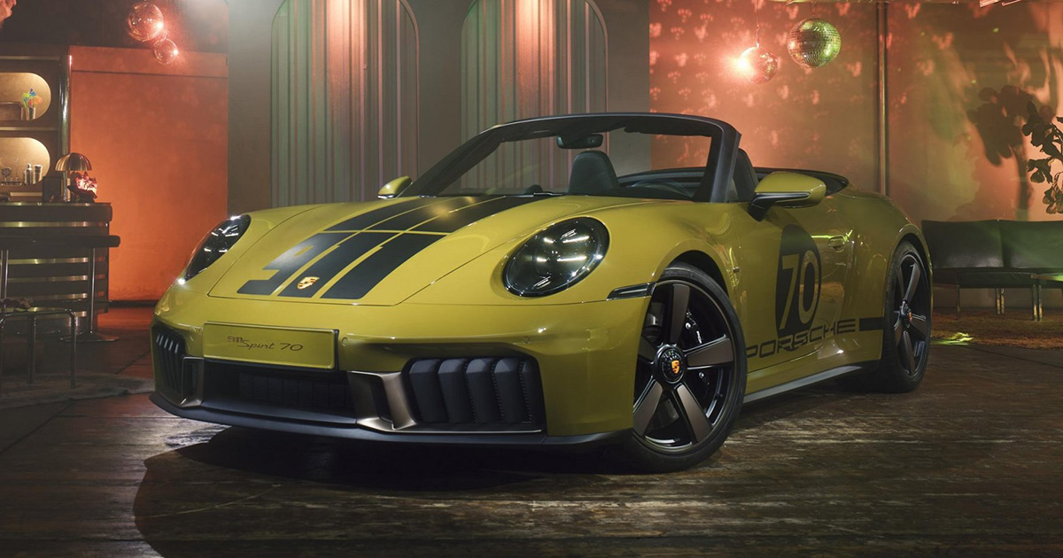 Espíritu de Velocidad: Conoce el Porsche 911 Spirit 70 en forma convertible Porsche 911 Spirit 70: El convertible que combina estilo y velocidad