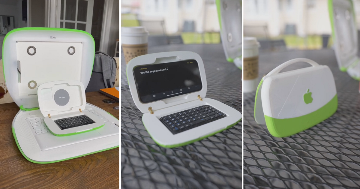 Un usuario ha descubierto la manera de convertir un iPhone en un iBook G3 de Apple: podría costar 1000 dólares Un usuario ha descubierto la manera de convertir un iPhone en un iBook G3 de Apple: podría costar 1000 dólares