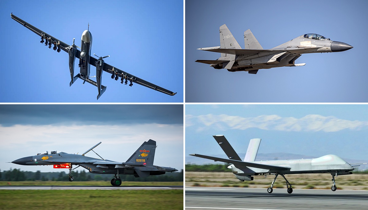 Aviones de combate J-16 y J-11, exploradores Y-8 y CH-4, dron de ataque TB-001: aviones y drones chinos han entrado en la zona de identificación de defensa aérea de Taiwán. Aviones de combate J-16 y J-11, exploradores Y-8 y CH-4, dron de ataque TB-001: aviones y drones chinos han entrado en la zona de identificación de defensa aérea de Taiwán.