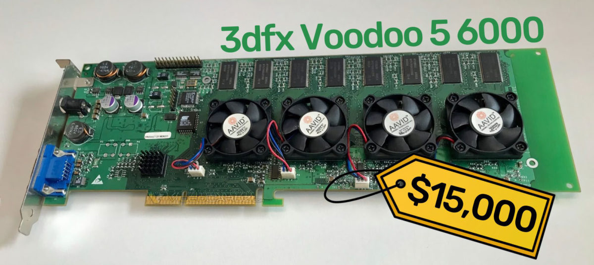 3dfx Voodoo 5 6000: la tarjeta de vídeo más rara que se vende en eBay por 15.000 dólares 3dfx Voodoo 5 6000: la tarjeta de vídeo más rara que se vende en eBay por 15.000 dólares