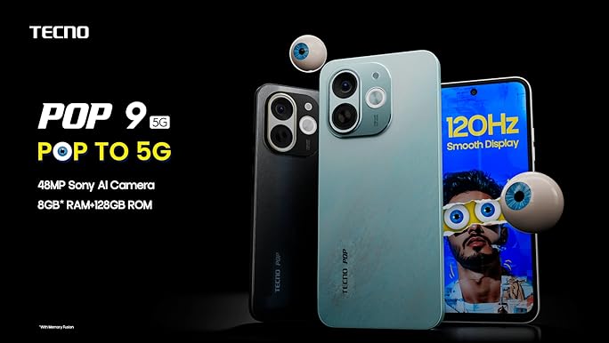 Tecno ha presentado el Pop 9 5G en la India: Smartphone económico con cámara de 48MP y soporte 5G Tecno ha presentado el Pop 9 5G en la India: Smartphone económico con cámara de 48MP y soporte 5G
