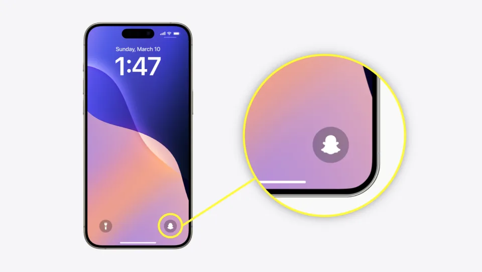 La cámara de Snapchat ya está disponible desde la pantalla de bloqueo del iPhone La cámara de Snapchat ya está disponible desde la pantalla de bloqueo del iPhone
