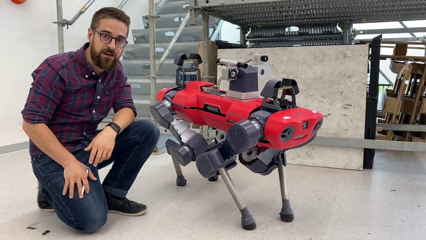 Científicos suizos han desarrollado un robot cuadrúpedo que sube escaleras con maestría Científicos suizos han desarrollado un robot cuadrúpedo que sube escaleras con maestría