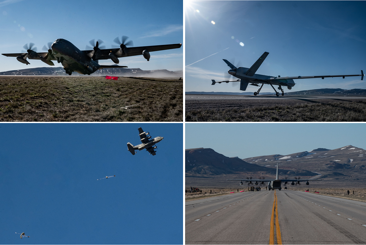 El MQ-9 Reaper despegó y aterrizó por primera vez en una carretera convencional - El A-10C Thunderbolt II, el MH-6M Little Bird y el MC-130J Commando II participaron en el ejercicio El MQ-9 Reaper despegó y aterrizó por primera vez en una carretera convencional - El A-10C Thunderbolt II, el MH-6M Little Bird y el MC-130J Commando II participaron en el ejercicio