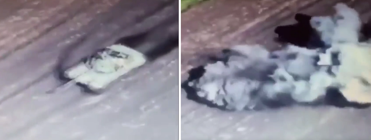 Video: tanque ruso atropelló una mina y la desmilitarizó con éxito Video: tanque ruso atropelló una mina y la desmilitarizó con éxito
