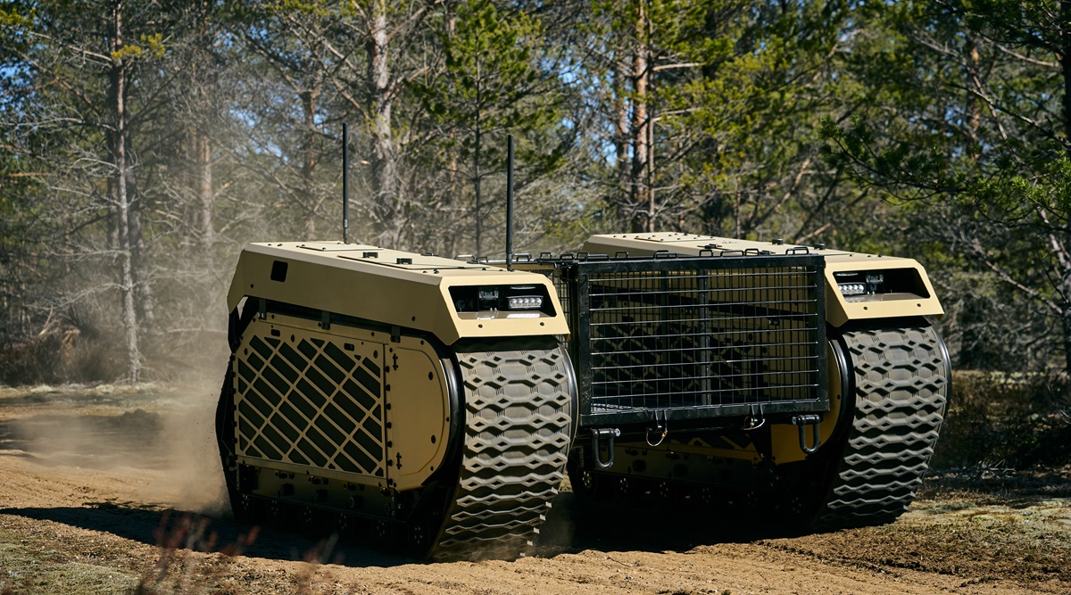 Las Fuerzas de Defensa ucranianas ya han recibido 15 robots THeMIS estonios para la retirada de minas, el desminado y la evacuación de heridos. Las Fuerzas de Defensa ucranianas ya han recibido 15 robots THeMIS estonios para la retirada de minas, el desminado y la evacuación de heridos.