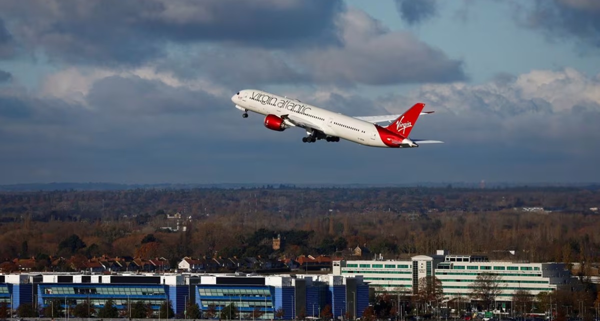El primer avión de pasajeros de Virgin Atlantic que cruza el Atlántico con combustible limpio El primer avión de pasajeros de Virgin Atlantic que cruza el Atlántico con combustible limpio
