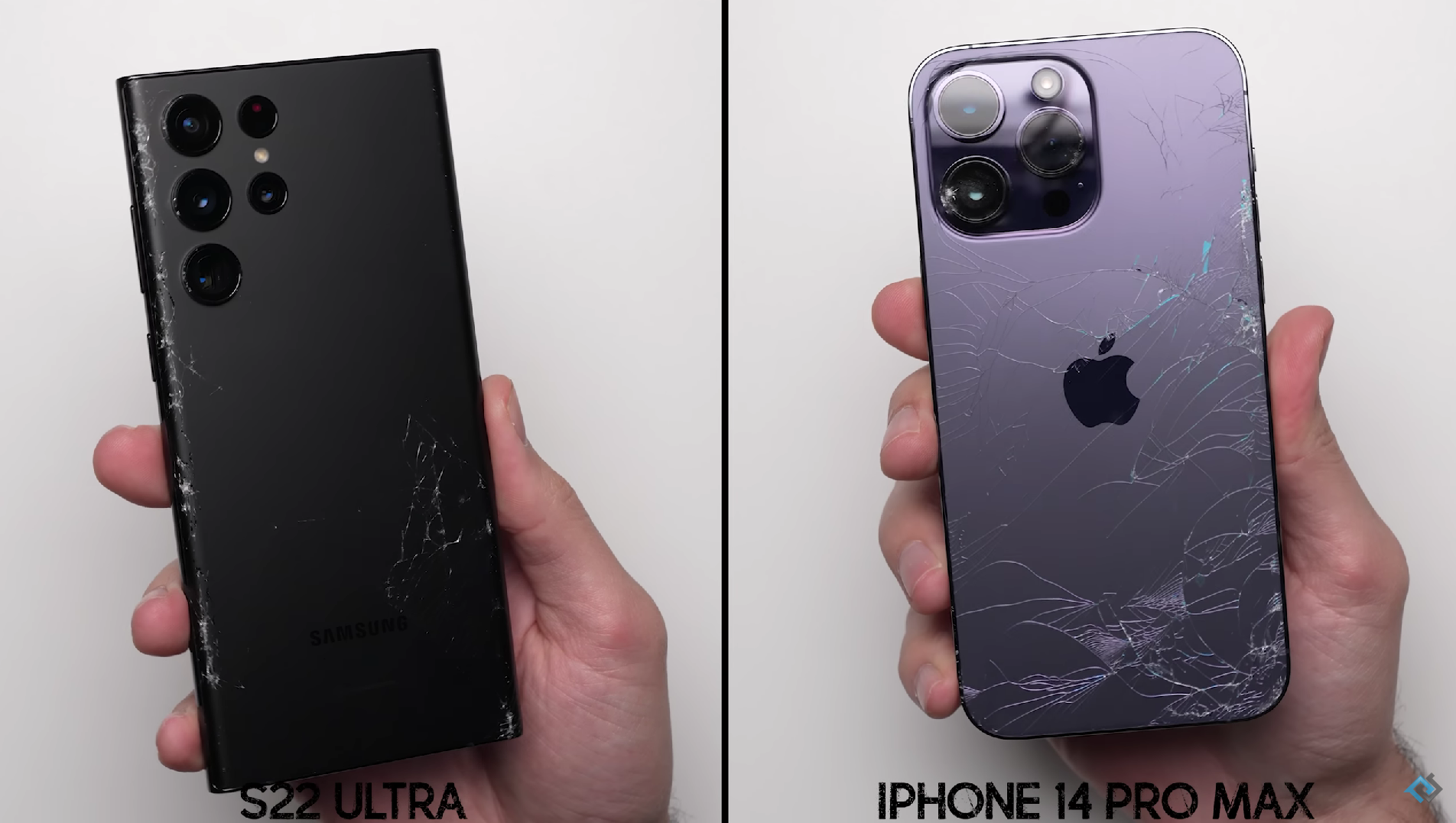 El iPhone 14 Pro Max se enfrentó al Samsung Galaxy S22 Ultra en una prueba de caída El iPhone 14 Pro Max se enfrentó al Samsung Galaxy S22 Ultra en una prueba de caída