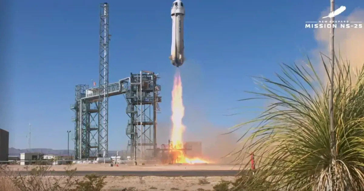 Blue Origin ha enviado turistas al espacio tras una pausa de dos años: Séptimo vuelo tripulado con éxito Blue Origin ha enviado turistas al espacio tras una pausa de dos años: Séptimo vuelo tripulado con éxito