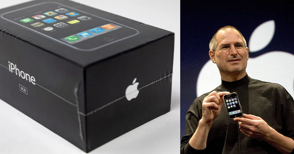 El iPhone de primera generación sin embalaje y envuelto de fábrica se vende en una subasta por casi 40.000 dólares El iPhone de primera generación sin embalaje y envuelto de fábrica se vende en una subasta por casi 40.000 dólares
