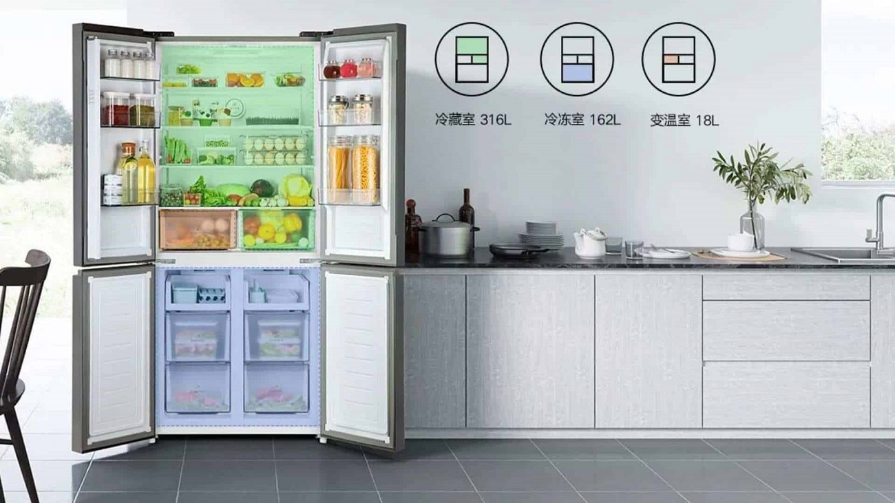 Xiaomi lanza una nevera de 855 dólares de cuatro puertas Xiaomi lanza una nevera de 855 dólares de cuatro puertas