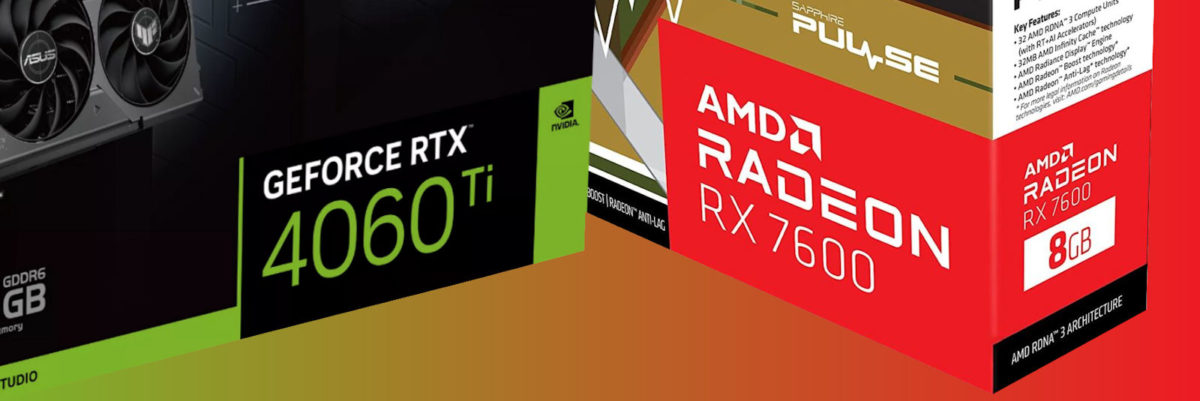 GeForce RTX 4060 Ti con 8 GB de memoria es entre un 3 y un 40% más potente que Radeon RX 7600 GeForce RTX 4060 Ti con 8 GB de memoria es entre un 3 y un 40% más potente que Radeon RX 7600