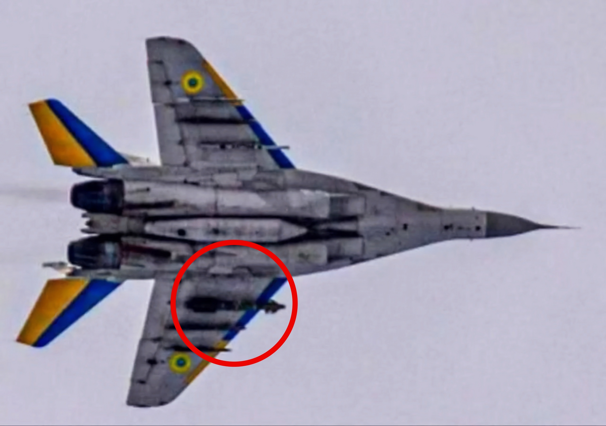 Las AFU utilizan bombas aéreas francesas AASM Hammer con cazas MiG-29 Las AFU utilizan bombas aéreas francesas AASM Hammer con cazas MiG-29