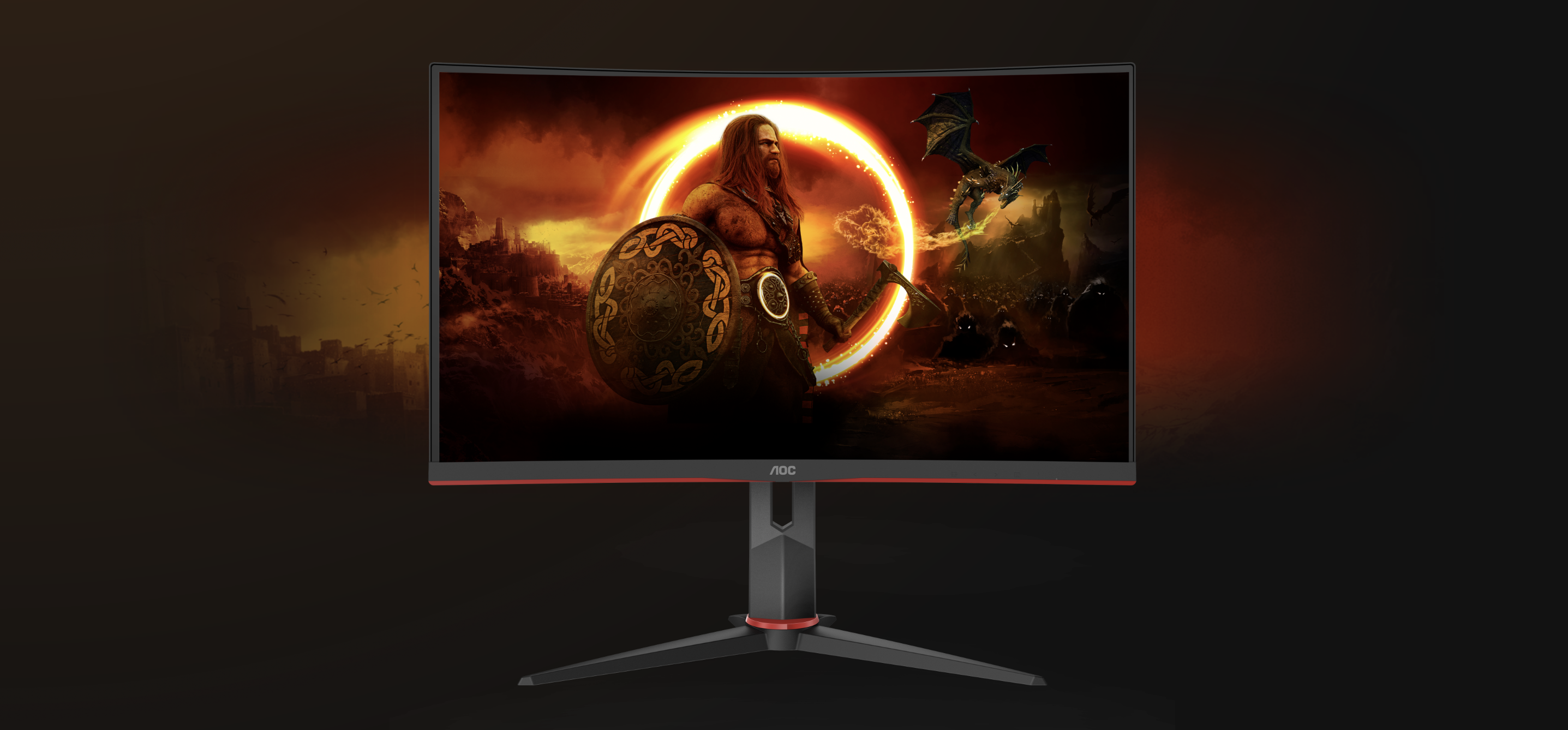 AOC AGON CG27G2S/BK: monitor para juegos con pantalla curva y frecuencia de refresco de 165 Hz