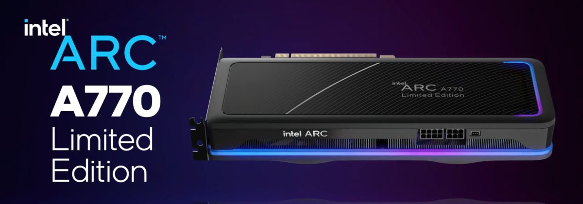 Intel deja de comercializar abruptamente la tarjeta gráfica Arc A770 Limited Edition con 16 GB de memoria Intel deja de comercializar abruptamente la tarjeta gráfica Arc A770 Limited Edition con 16 GB de memoria