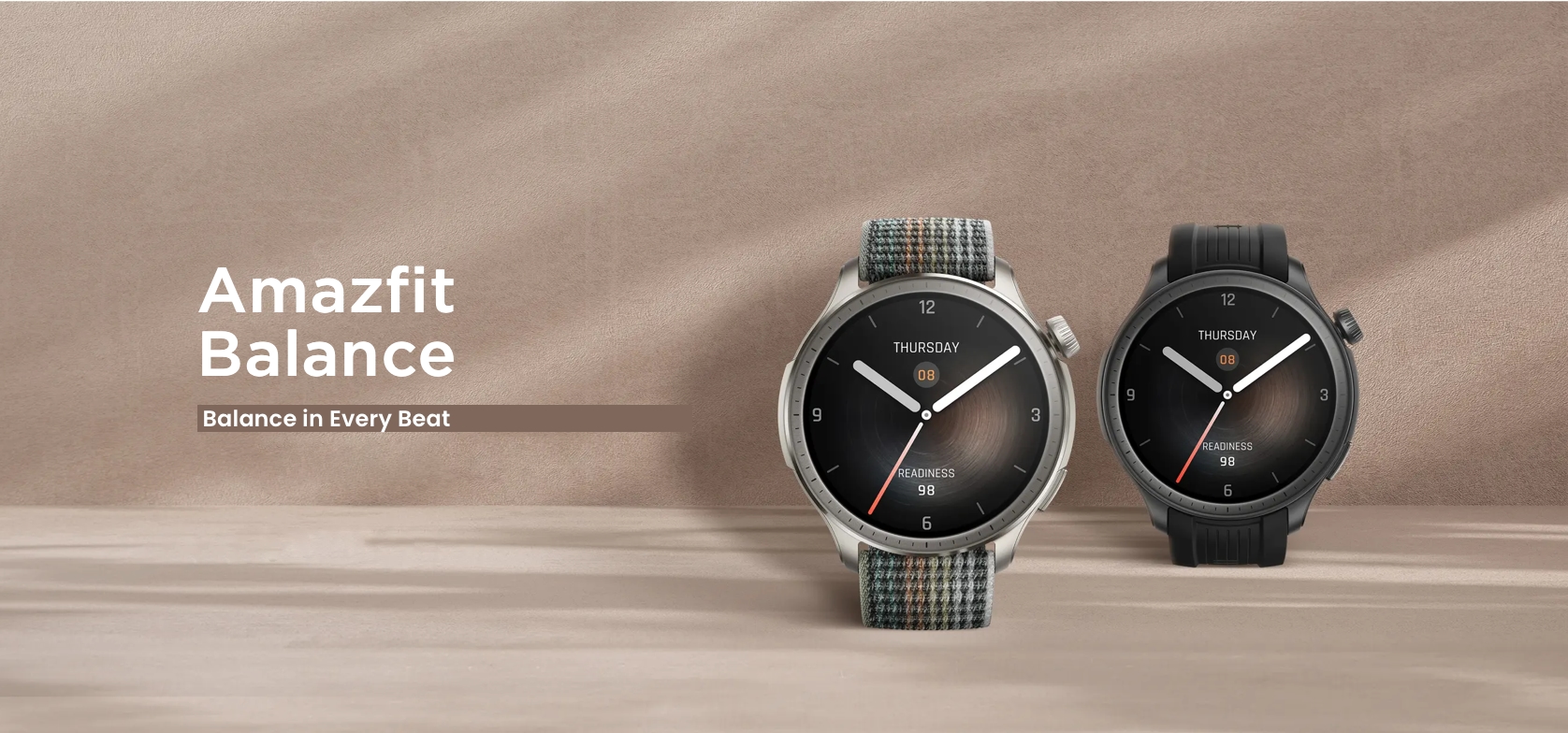 Amazfit Balance: Pantalla AMOLED, cuerpo de 46 mm, protección contra el agua y funciones de IA para realizar un seguimiento de las métricas de salud. Amazfit Balance: Pantalla AMOLED, cuerpo de 46 mm, protección contra el agua y funciones de IA para realizar un seguimiento de las métricas de salud.