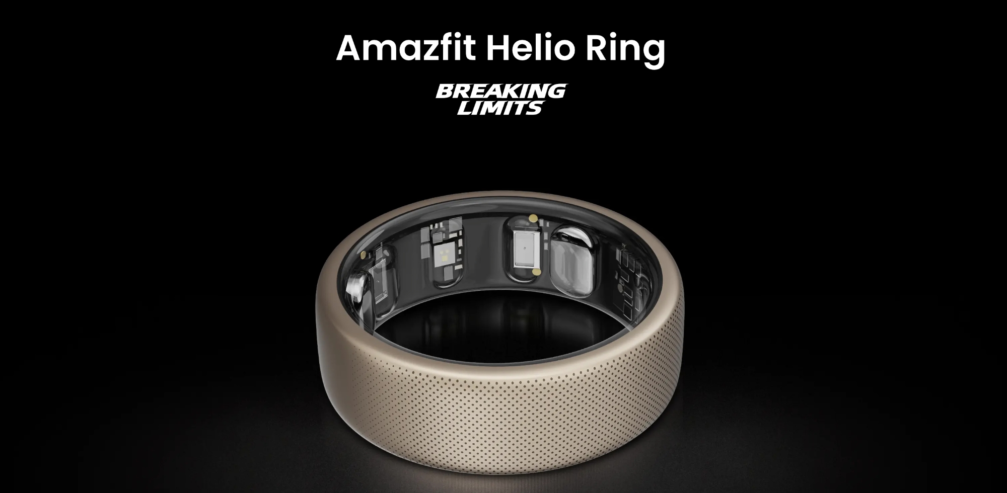 Amazfit Helio Ring: un anillo inteligente de aleación de titanio que puede medir la frecuencia cardiaca y la SpO2.