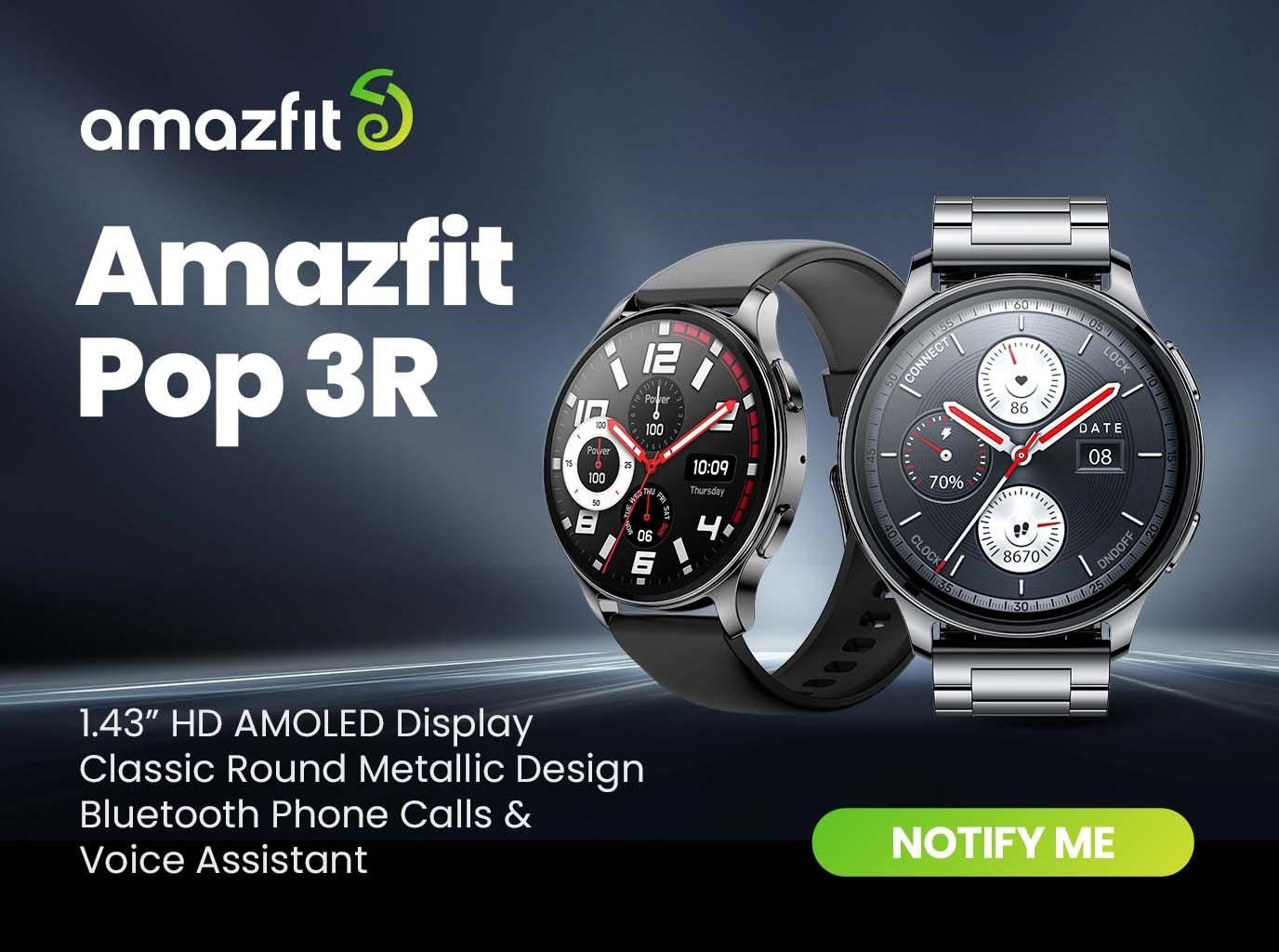 Amazfit Pop 3R: smartwatch asequible con sensor de SpO2 y 12 días de batería por 42 dólares Amazfit Pop 3R: smartwatch asequible con sensor de SpO2 y 12 días de batería por 42 dólares