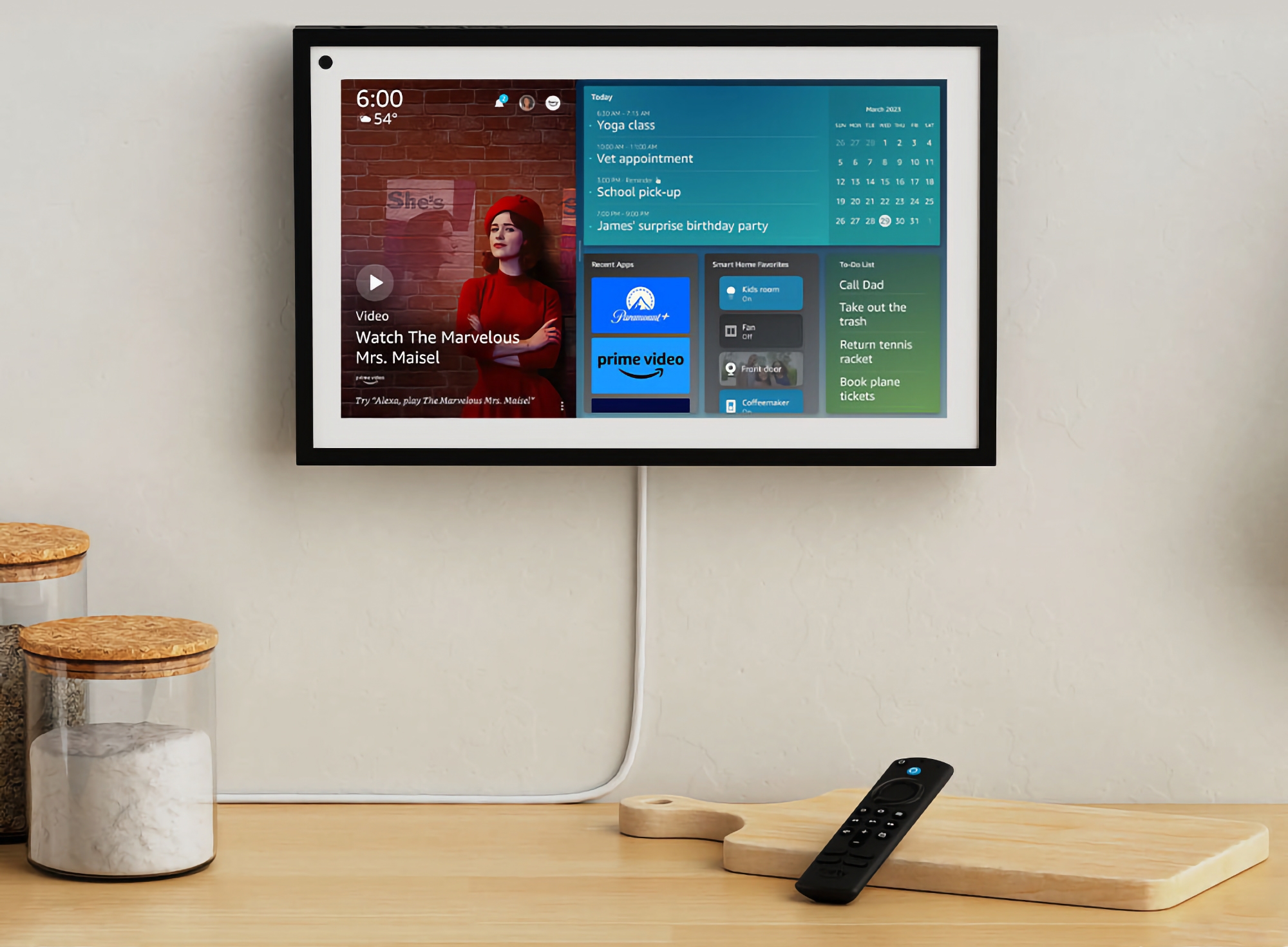 Amazon Echo Show con pantalla de 15 pulgadas, webcam y compatibilidad con Alexa se vende por 184 € (95 € de descuento) Amazon Echo Show con pantalla de 15 pulgadas, webcam y compatibilidad con Alexa se vende por 184 € (95 € de descuento)