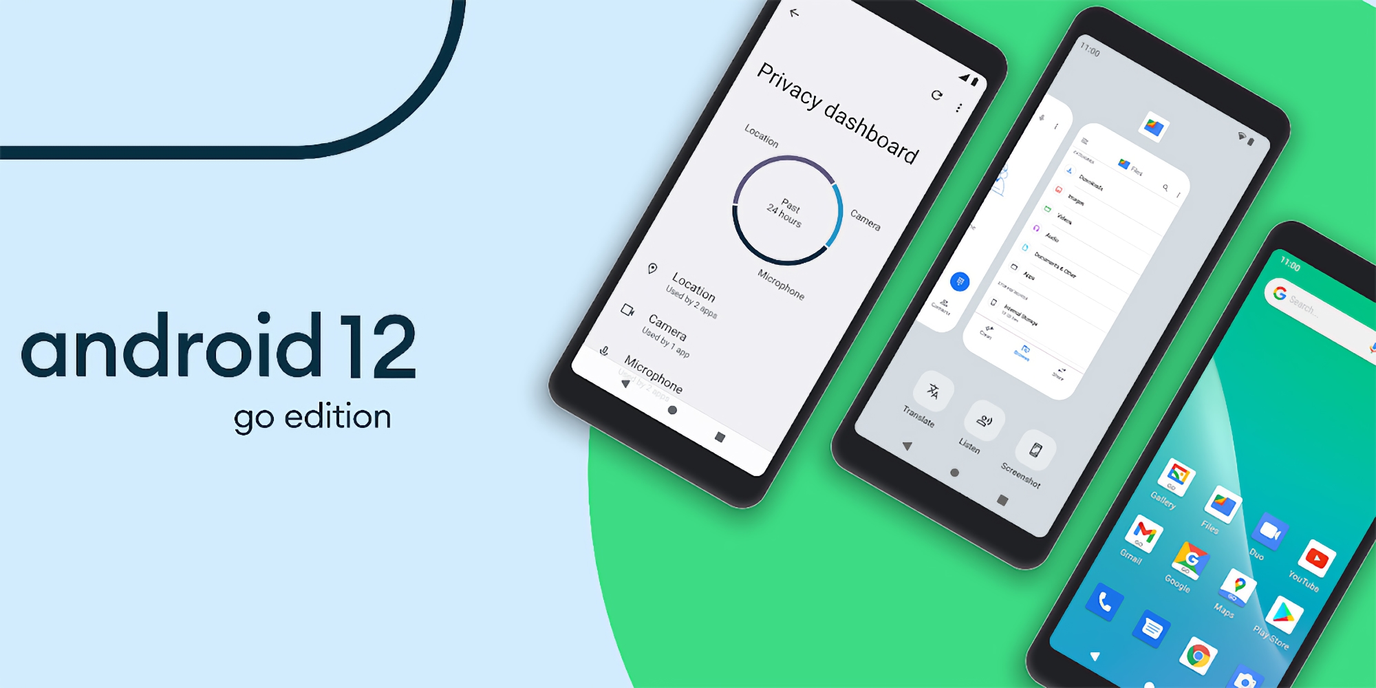 Google presentó Android 12 (Go Edition): una nueva versión simplificada del sistema operativo Android Google presentó Android 12 (Go Edition): una nueva versión simplificada del sistema operativo Android