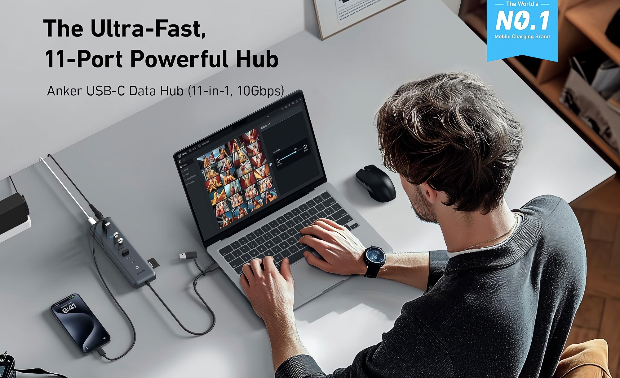 Anker anuncia un hub 11 en 1 con puertos USB-C, ranura para tarjetas de memoria y hasta 100W de potencia de salida Anker anuncia un hub 11 en 1 con puertos USB-C, ranura para tarjetas de memoria y hasta 100W de potencia de salida