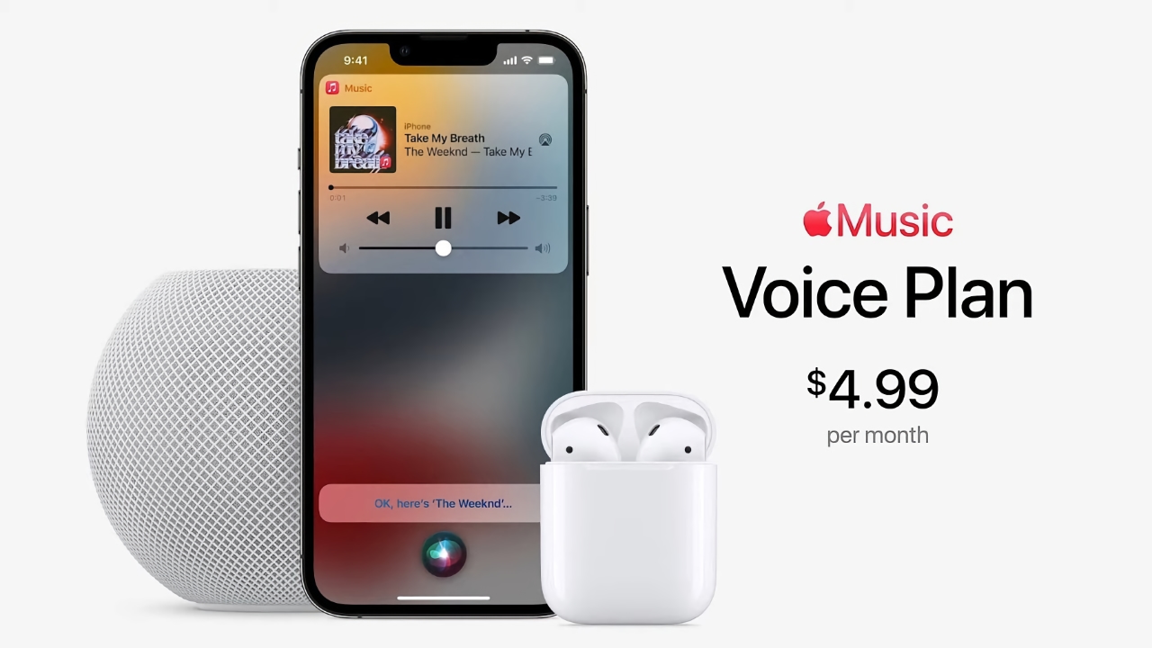 Plan de voz: un nuevo plan de Apple Music de 4,99 dólares al mes que te permite controlar tu música mediante Siri