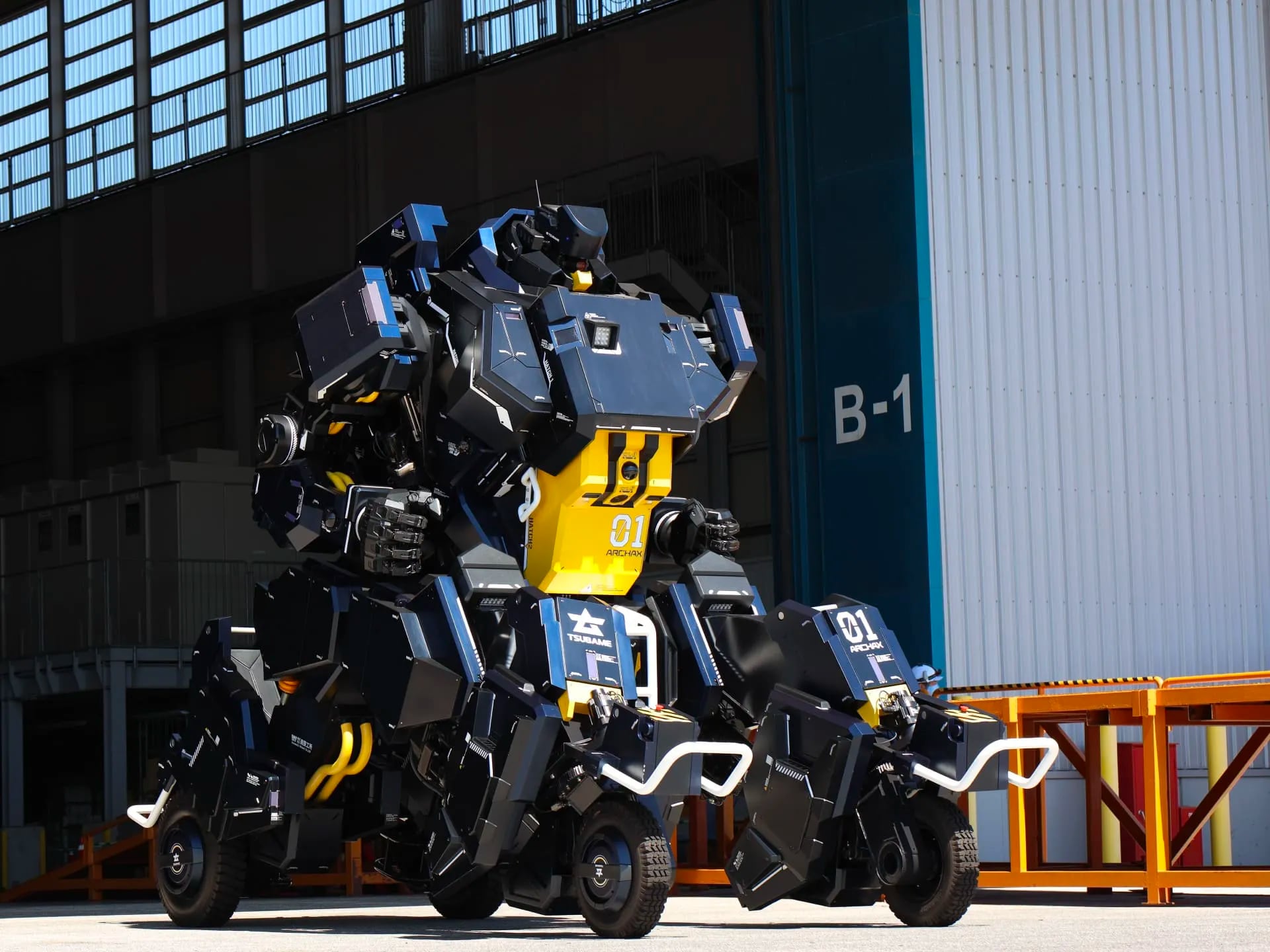 Tsubame Industries ha mostrado en acción el robot transformador tripulado Archax 01 (vídeo) 