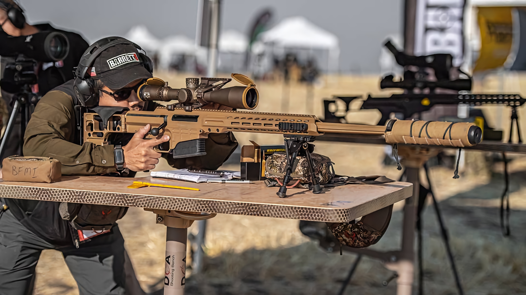 Los francotiradores ucranianos utilizan rifles Barrett MRAD, que pueden disparar hasta 1.500 metros Los francotiradores ucranianos utilizan rifles Barrett MRAD, que pueden disparar hasta 1.500 metros