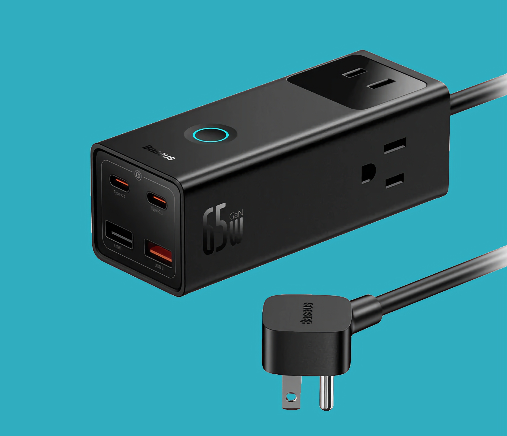 Baseus presenta un alargador GaN 7 en 1 con 65 vatios de potencia Baseus presenta un alargador GaN 7 en 1 con 65 vatios de potencia