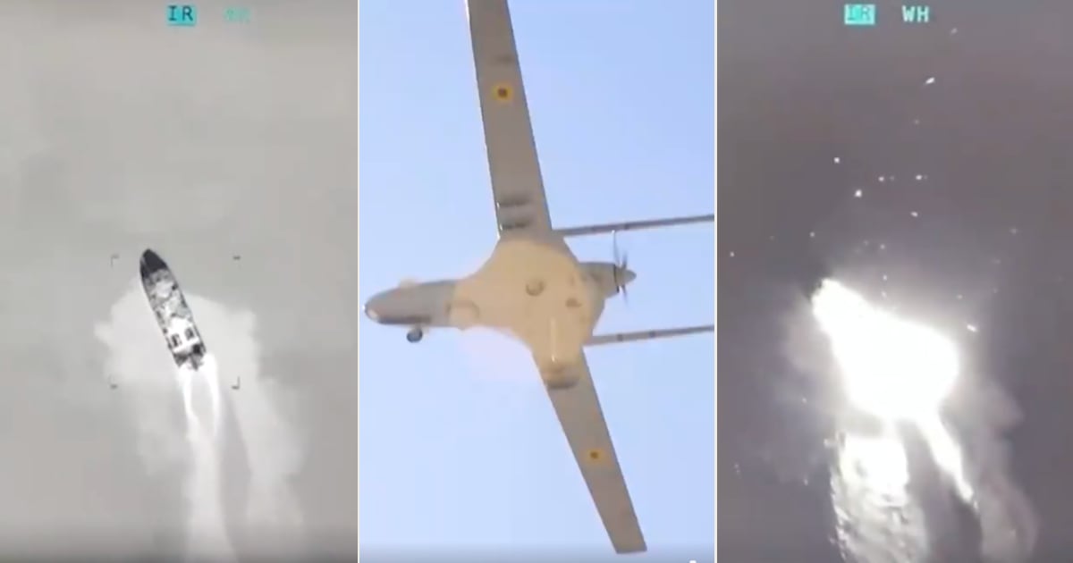 UAV Bayraktar TB2 destruyó dos barcos rusos del tipo Raptor cerca de la isla Zmeiny (video) UAV Bayraktar TB2 destruyó dos barcos rusos del tipo Raptor cerca de la isla Zmeiny (video)