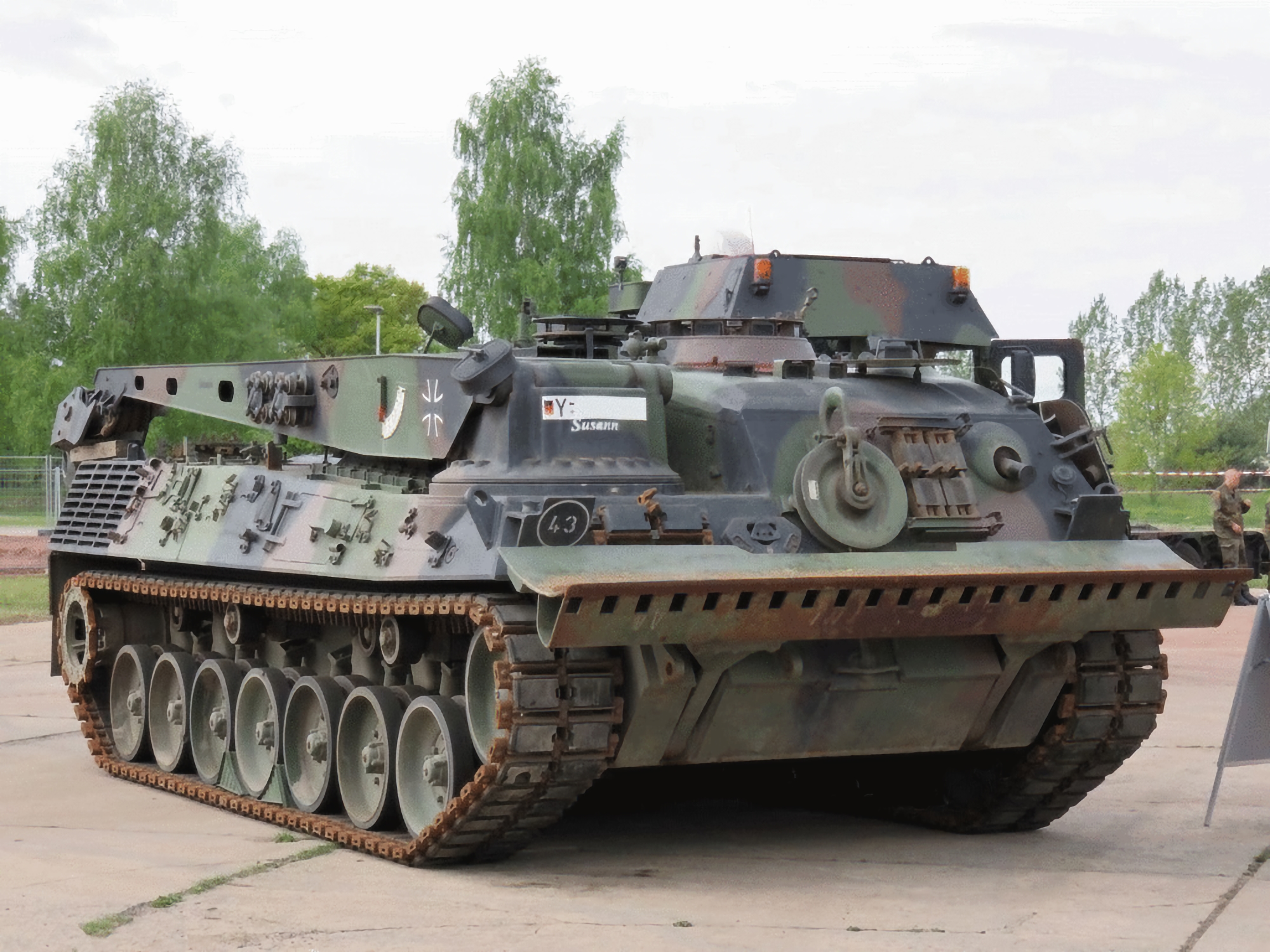 Alemania transfirió a Ucrania cinco vehículos blindados de recuperación Bergepanzer 2 basados en el chasis del tanque Leopard 1