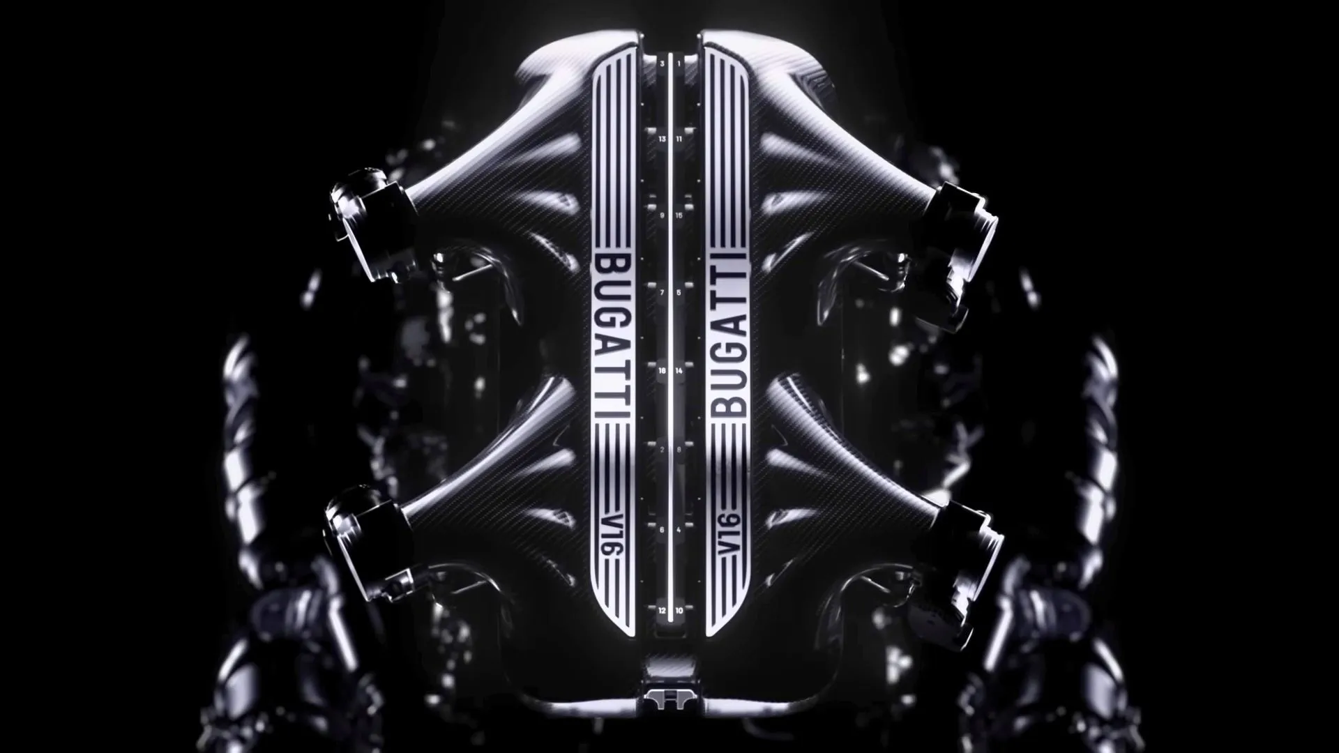 Bugatti ha anunciado un nuevo motor híbrido V16 que permite al coche alcanzar velocidades de hasta 445 km/h Bugatti ha anunciado un nuevo motor híbrido V16 que permite al coche alcanzar velocidades de hasta 445 km/h