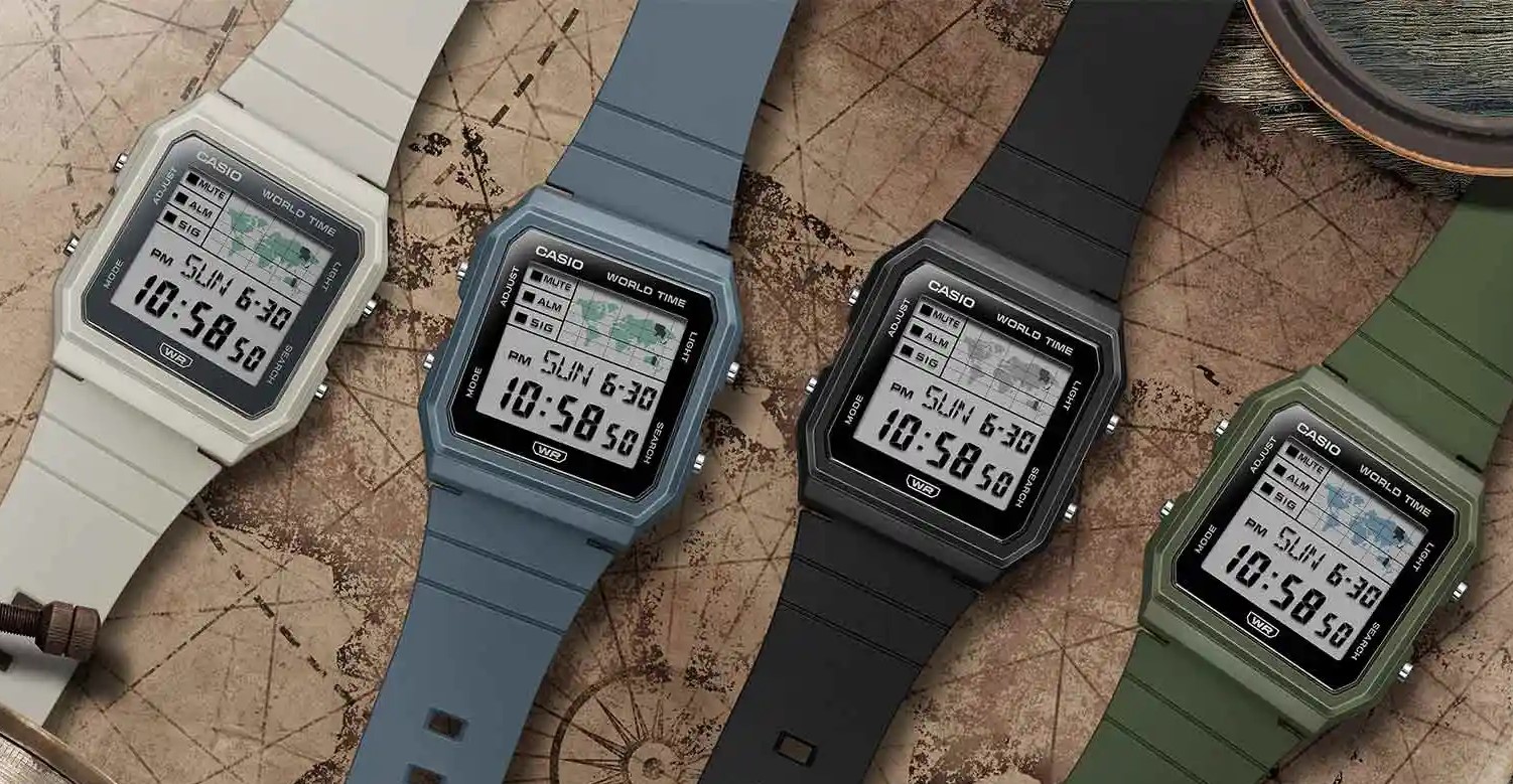¡Casio lanza el reloj LF-30W-1A con mapa mundial integrado!
